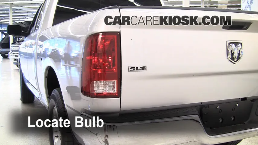 2011 Ram 1500 SLT 4.7L V8 FlexFuel Crew Cab Pickup Lights Tail Light (replace bulb)
